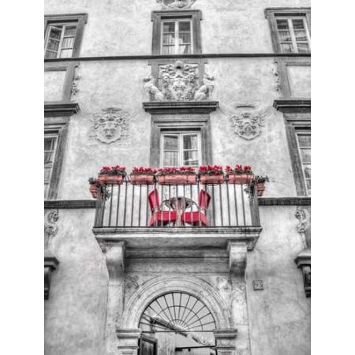 Old building with balcony in Rome Italy Poster Print by Assaf Frank-VARPDXAF20141110268XC01 Image 1