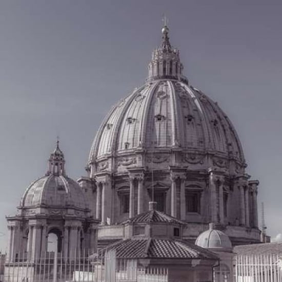 St. Peters Basilica dome Rome Italy Poster Print by Assaf Frank-VARPDXAF201411141498C01 Image 1