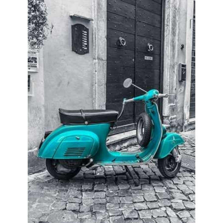 Old scooter on narrow street of Rome Poster Print by Assaf Frank-VARPDXAF201411151870C02 Image 2