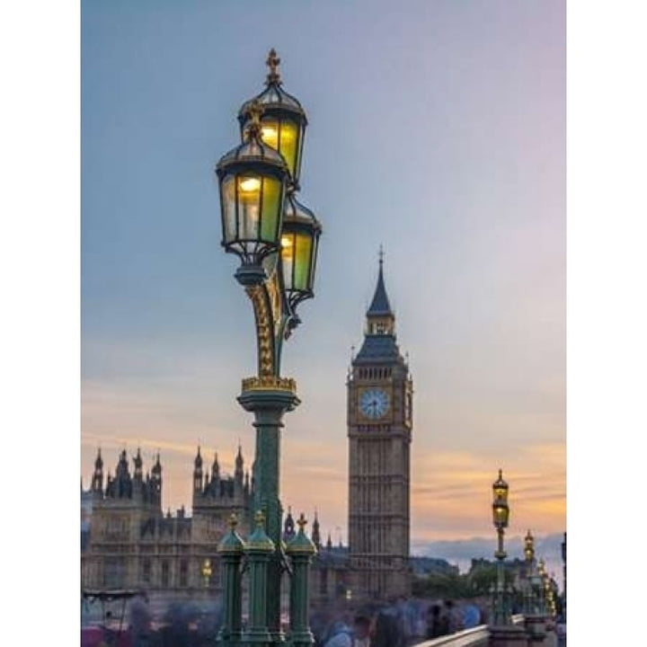 Street lamp with Big Ben London UK Poster Print by Assaf Frank-VARPDXAF20150731052 Image 2