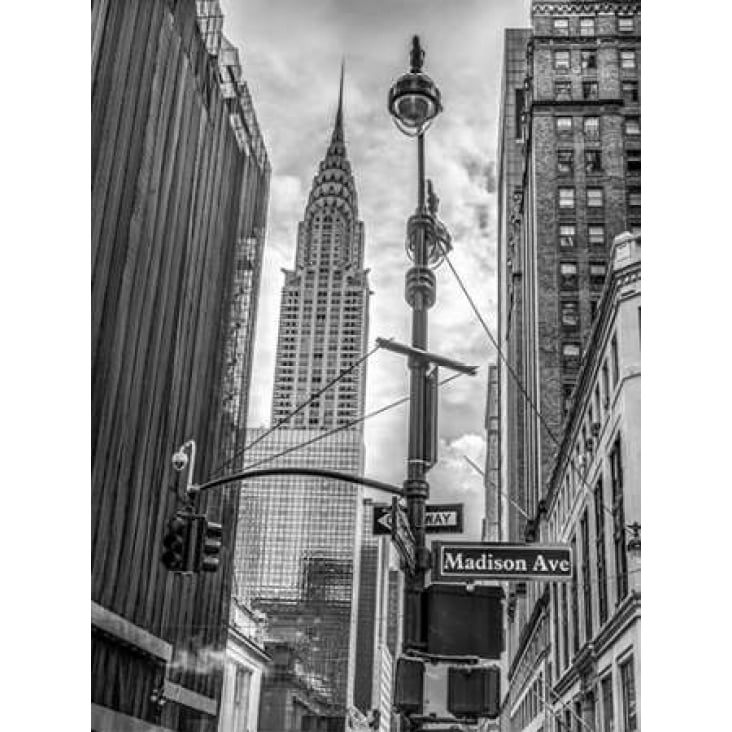 York city scape with Chrysler Building Poster Print by Assaf Frank-VARPDXAF20160116227XC01 Image 1