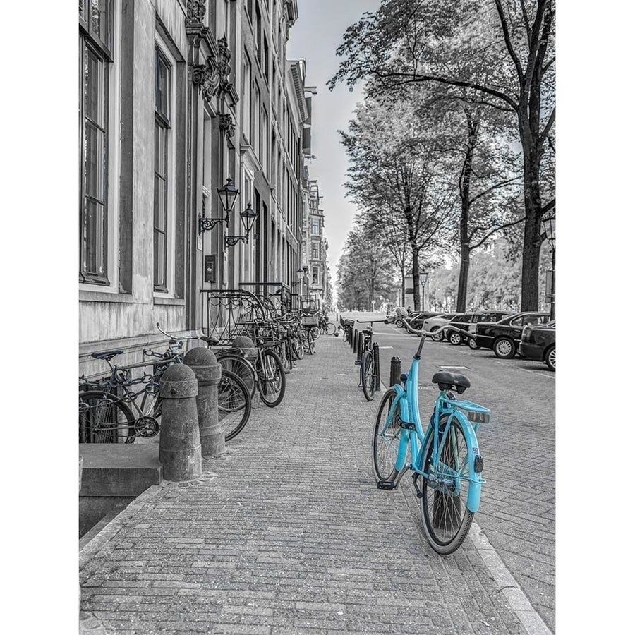 Bicycle parked on the sidewalk-Amsterdam by Assaf Frank-VARPDXAF20160517012XC03 Image 1