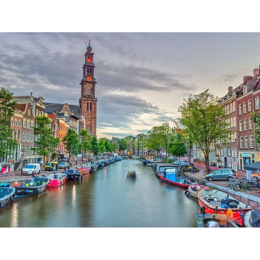 Canal through Amsterdam city by Assaf Frank-VARPDXAF20170804207X Image 1