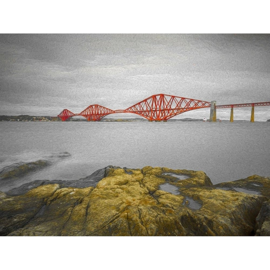 Forth Rail Bridge Scotland Poster Print by Assaf Frank-VARPDXAF20171017224C02P Image 1