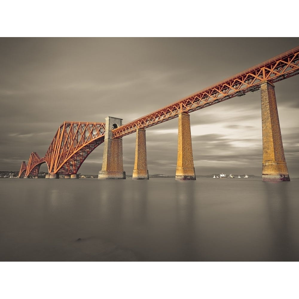 Forth Rail Bridge Scotland FTBR-1923 Poster Print by Assaf Frank-VARPDXAF20171017399C02 Image 1