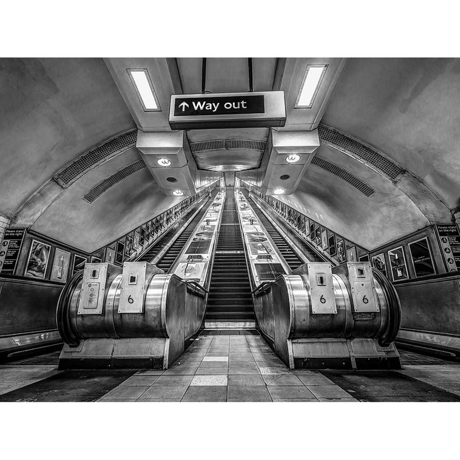 Escalators-London Underground Poster Print by Assaf Frank-VARPDXAF20190826028XC02 Image 1