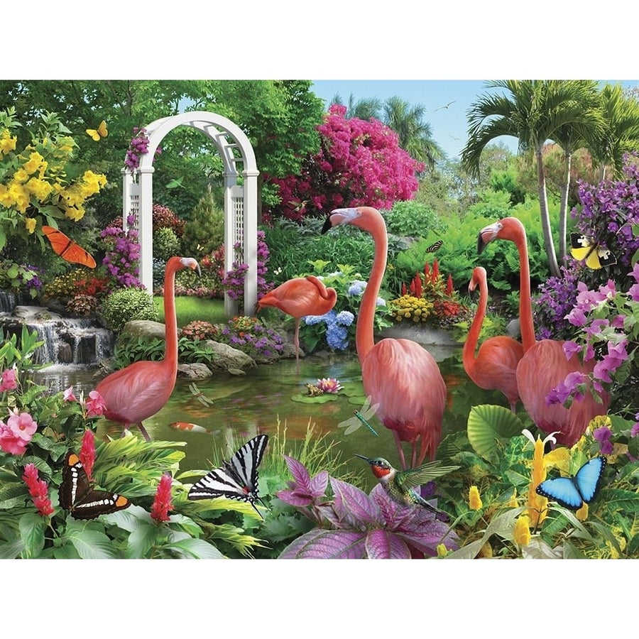 Flamingo Cove Poster Print - Alan Giana-VARPDXAG20 Image 1