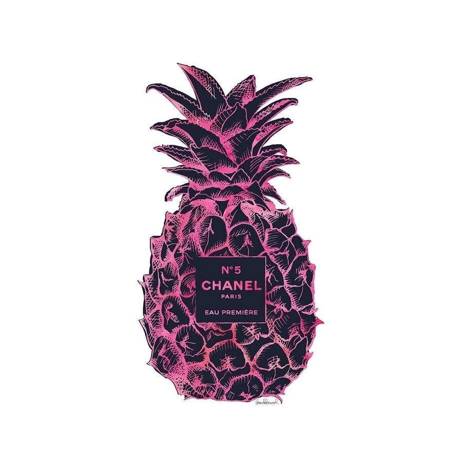 Black Pink Pineapple Poster Print by Amanda Greenwood-VARPDXAGD115345 Image 1