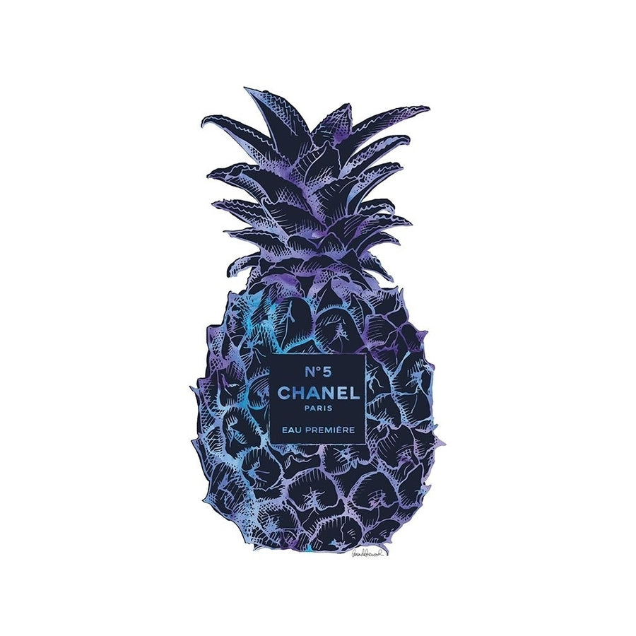 Black Purple Pineapple Poster Print by Amanda Greenwood-VARPDXAGD115346 Image 1