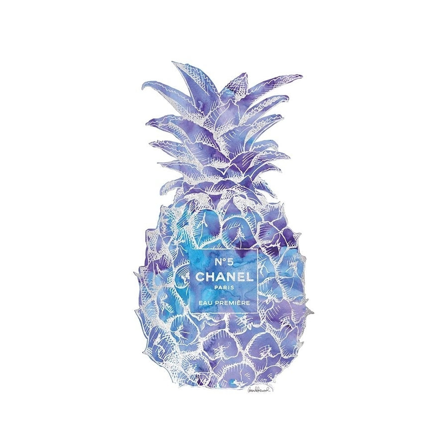 Purple Silver Pineapple Poster Print by Amanda Greenwood-VARPDXAGD115351 Image 1