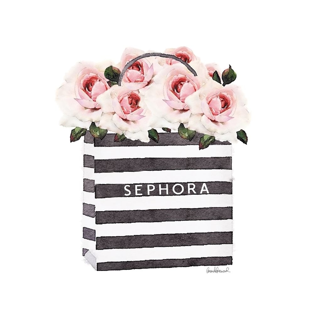 Bag with Pink Rose Poster Print by Amanda Greenwood-VARPDXAGD115445 Image 1