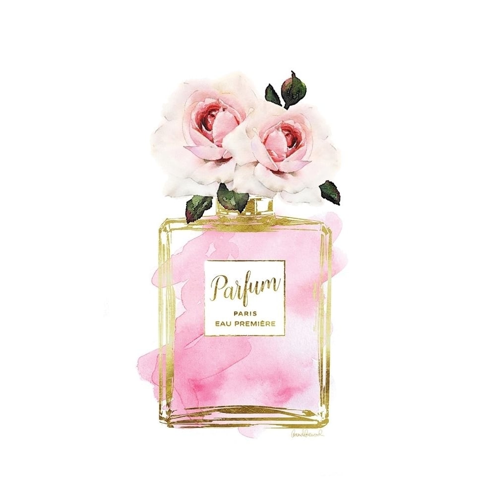 Parfume Pink with Rose Poster Print by Amanda Greenwood-VARPDXAGD115449 Image 1