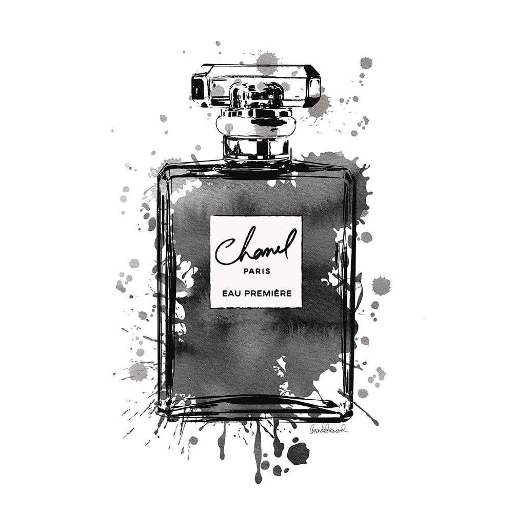 Black Inky Perfume in Black Poster Print by Amanda Greenwood-VARPDXAGD115466 Image 1