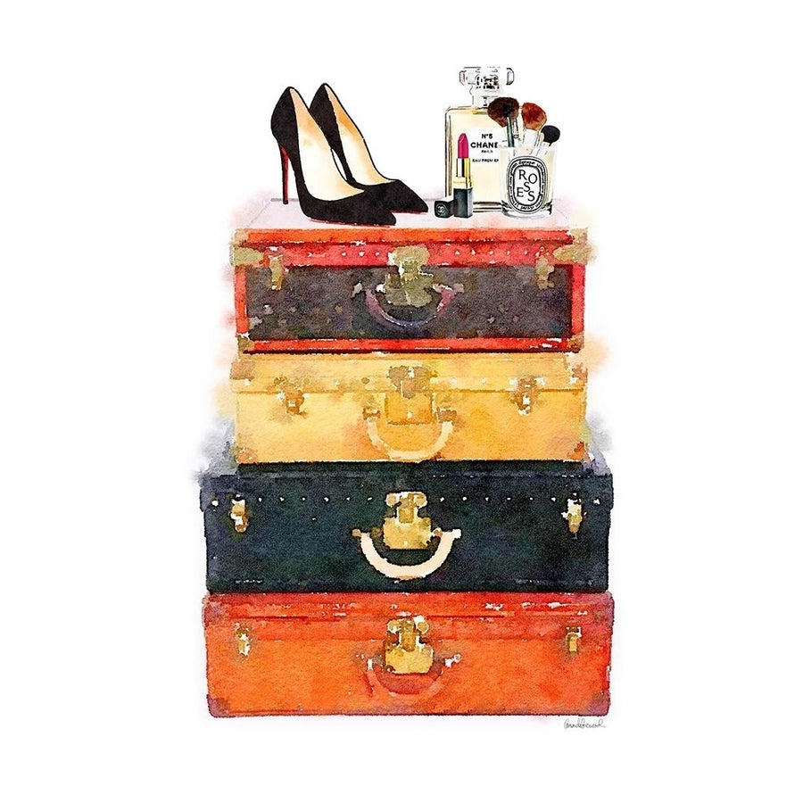 Makeup Luggage Poster Print by Amanda Greenwood-VARPDXAGD115778 Image 1