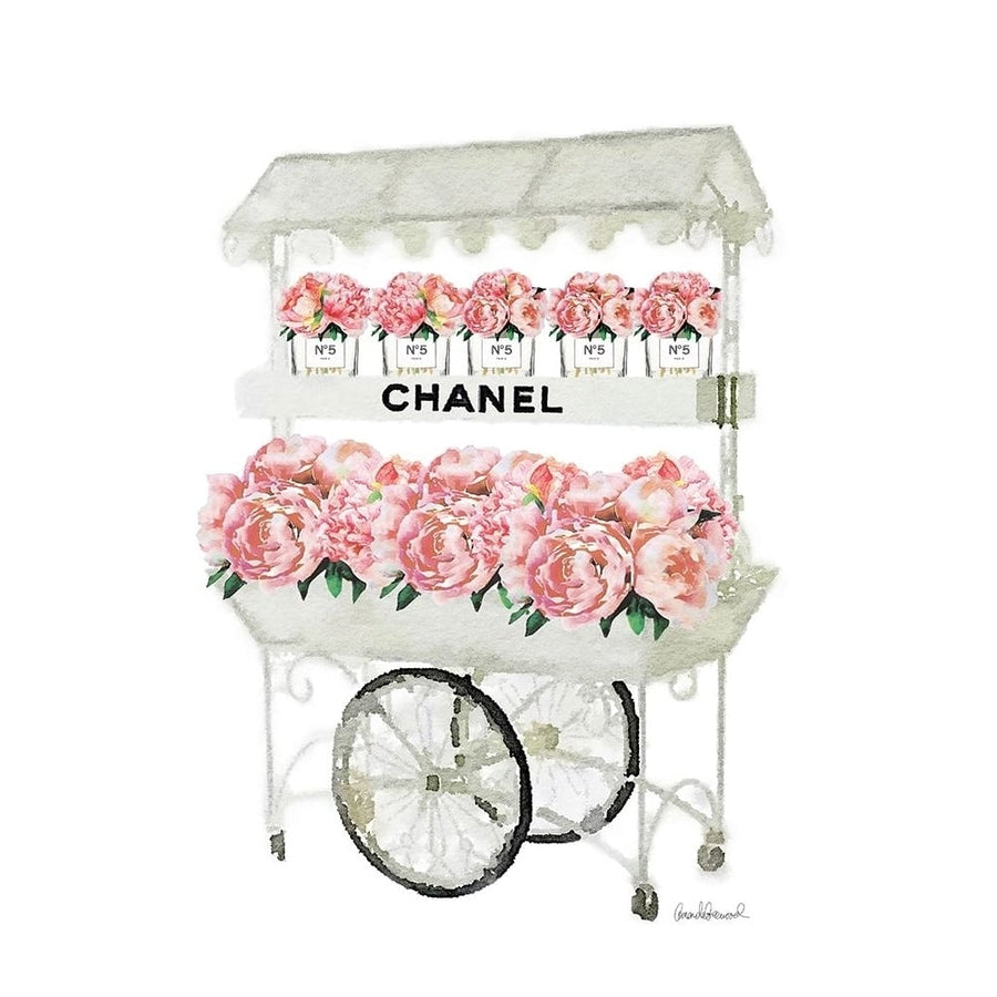 Flower Cart Poster Print by Amanda Greenwood-VARPDXAGD116459 Image 1