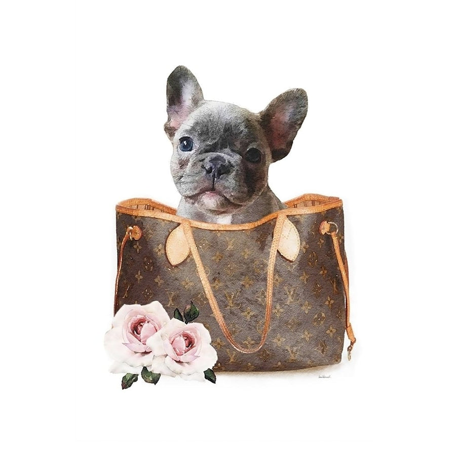 Fashion Bag with Frenchie II Poster Print by Amanda Greenwood Amanda Greenwood-VARPDXAGD117282 Image 1