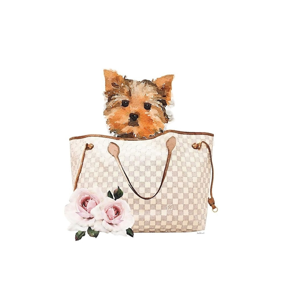 Fashion Bag with Yorkie Poster Print by Amanda Greenwood Amanda Greenwood-VARPDXAGD117284 Image 1