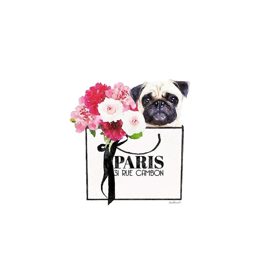 Pug and Shopping II Poster Print by Amanda Greenwood-VARPDXAGD117369 Image 1