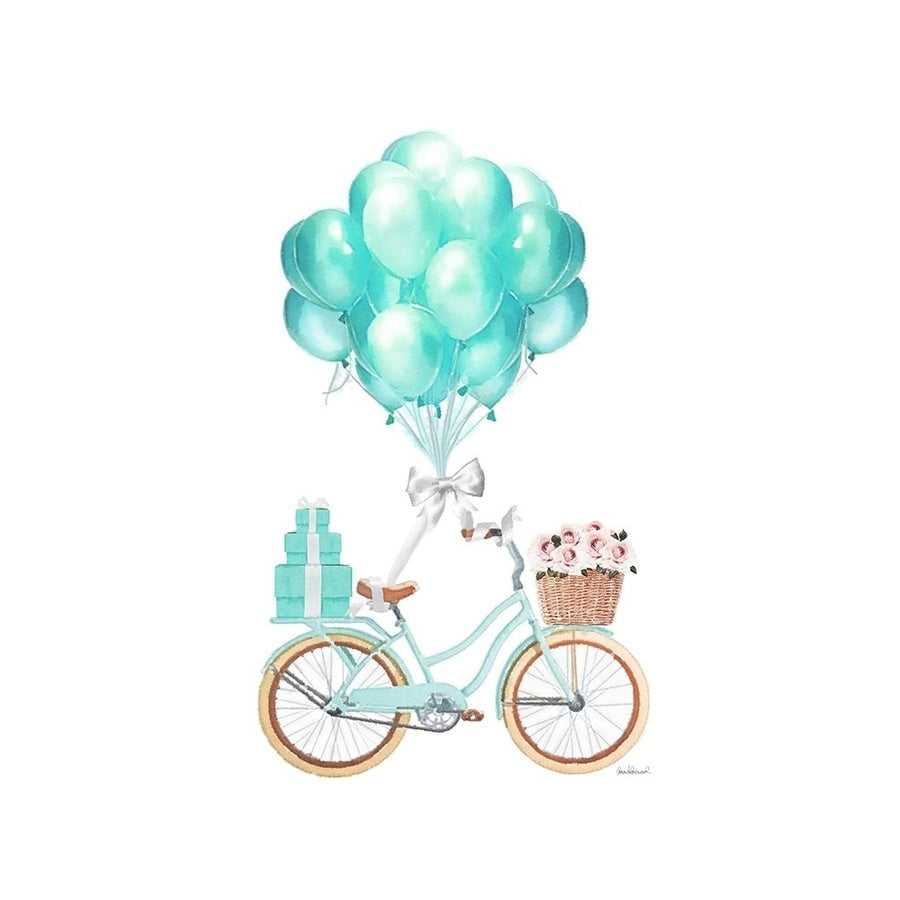 Biking and Balloons Poster Print by Amanda Greenwood-VARPDXAGD117374 Image 1