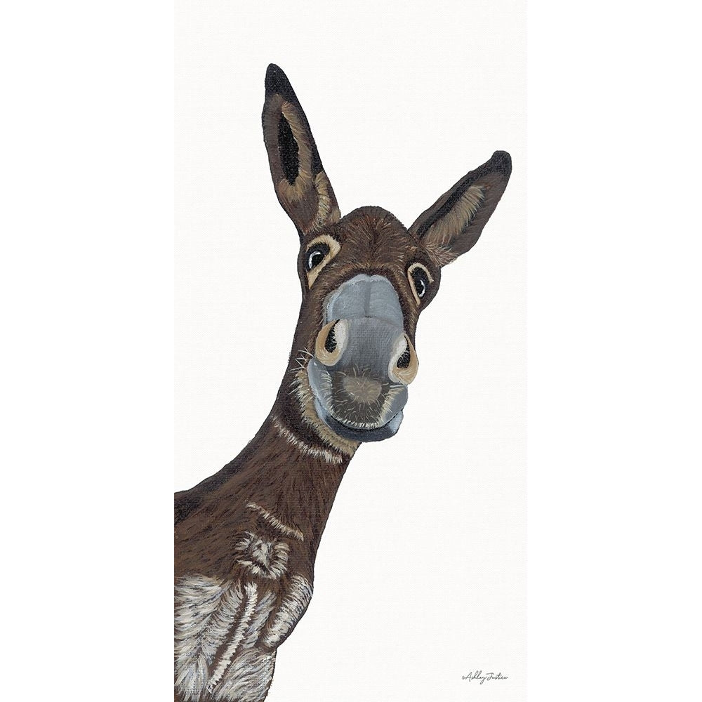 Hey There Donkey Poster Print - Ashley Justice-VARPDXAJ148 Image 1