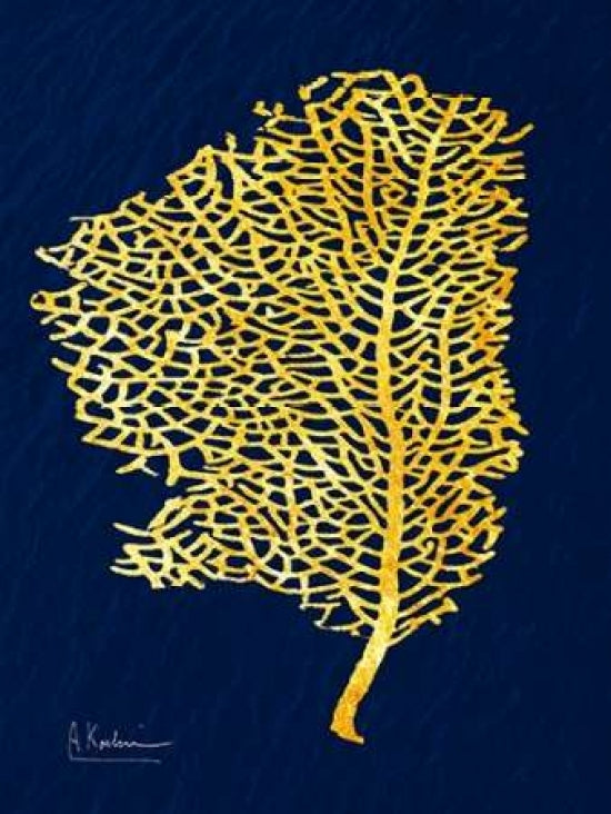 Golden Sea Fan Poster Print by Albert Koetsier-VARPDXAK8RC004C Image 1