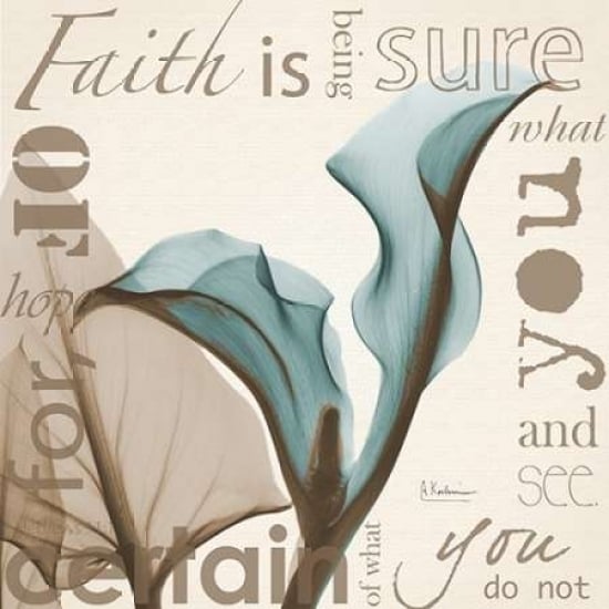 Faith - Blue Calla Lily Poster Print by Albert Koetsier-VARPDXAKXSQ342A Image 1