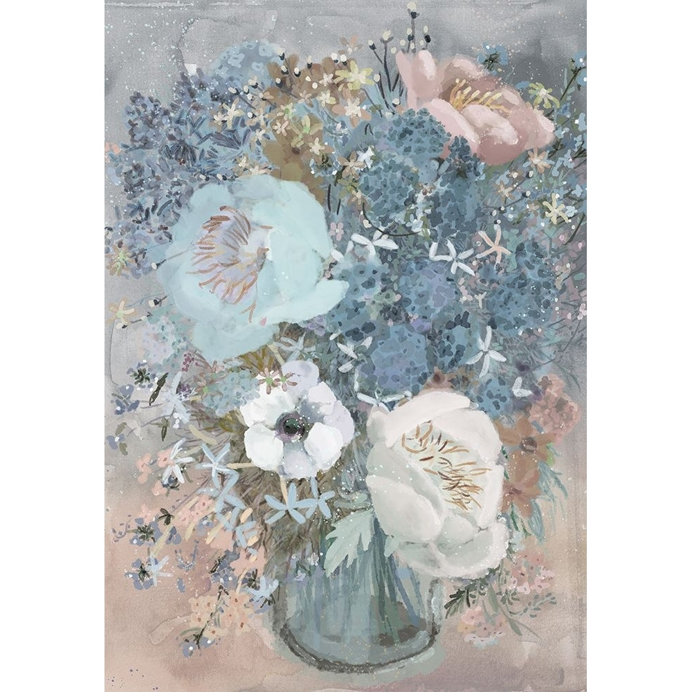 Summer Blues Bouquet Poster Print - Licensing Studio Art-VARPDXALIZOE246358 Image 1