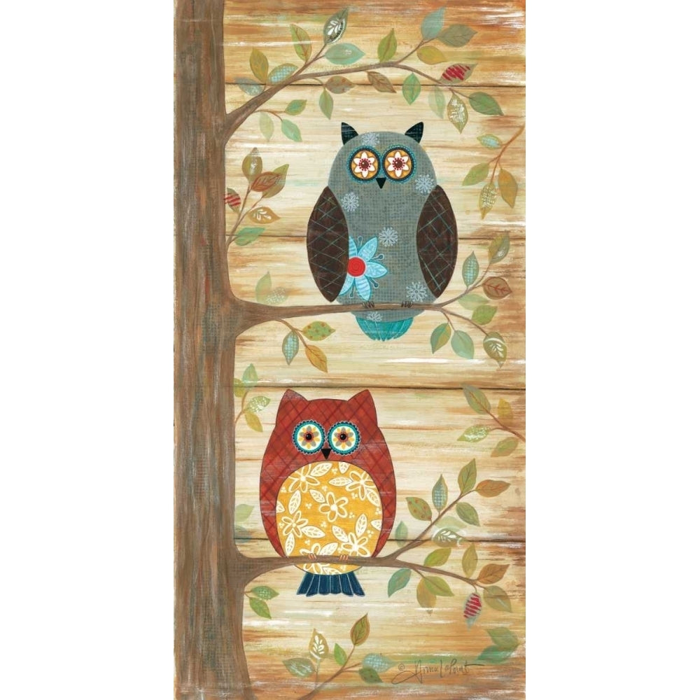 Two Wise Owls Poster Print by Annie LaPoint-VARPDXALP1319 Image 1