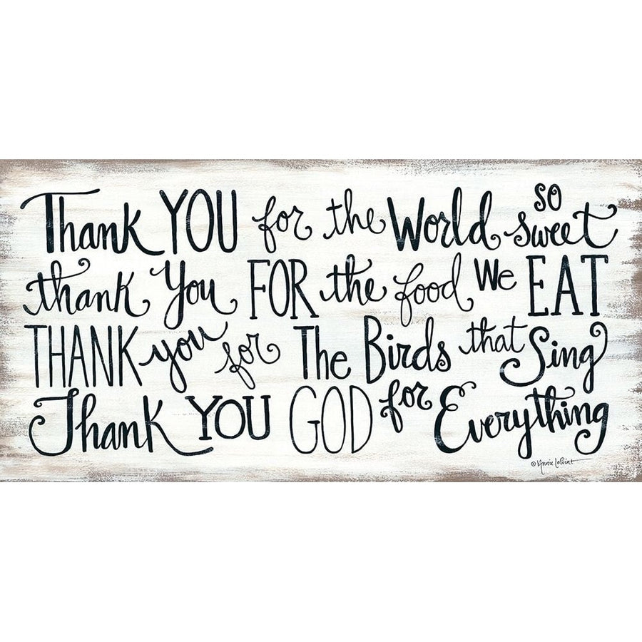 Thank You Lord Poster Print by Annie LaPoint-VARPDXALP1669 Image 1