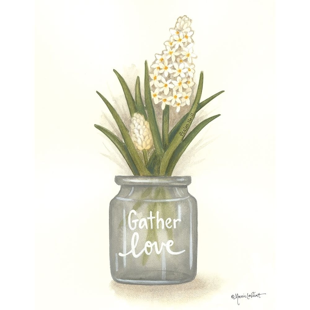 Gather Love Hyacinth Poster Print - Annie LaPoint-VARPDXALP2083 Image 1