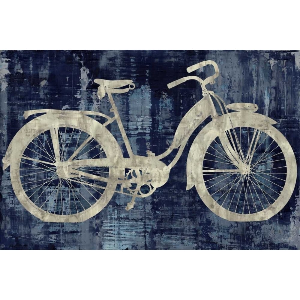 Vintage Ride In Blue Poster Print by Amanda Wade-VARPDXAMW111481DG Image 1