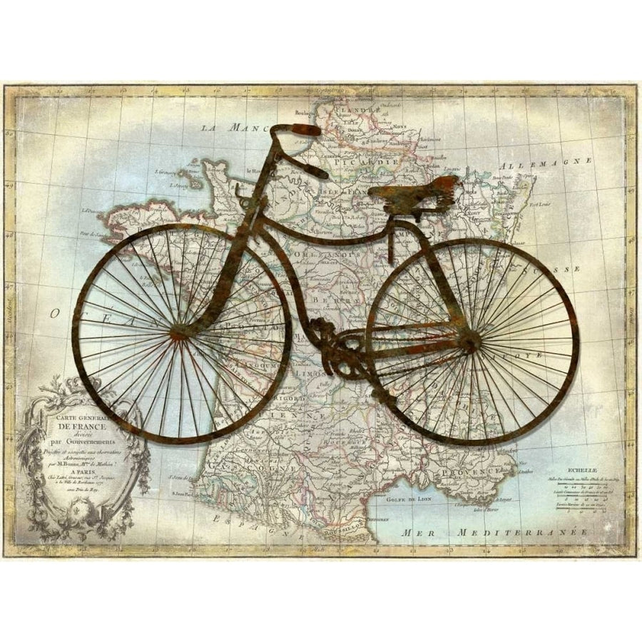 Bike France Poster Print by Amanda Wade-VARPDXAMW112082DG Image 1