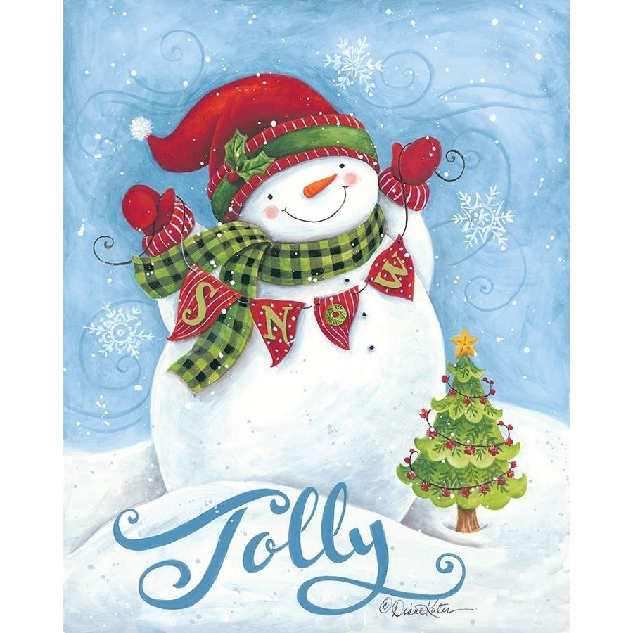 Jolly Snowman Poster Print by Diane Kater-VARPDXART1133 Image 1