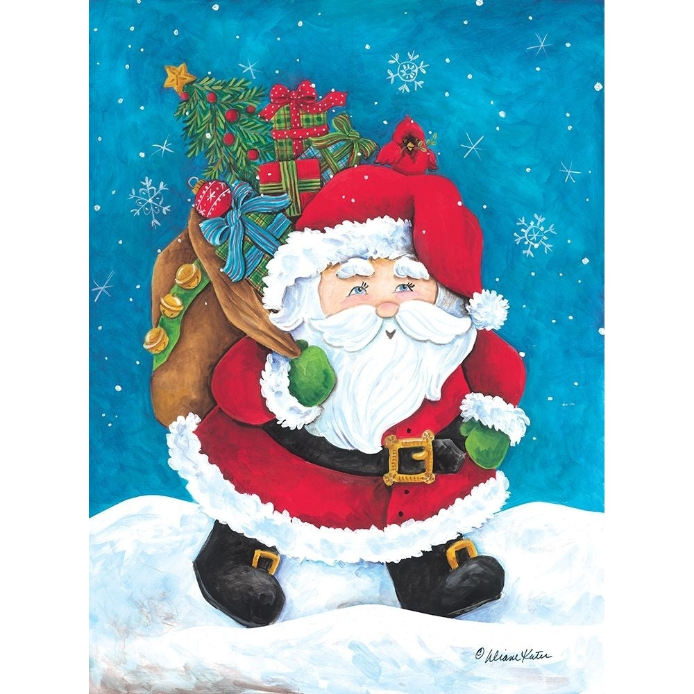 Santa Claus with Sack of Presents Poster Print - Diane Kater-VARPDXART1318 Image 1