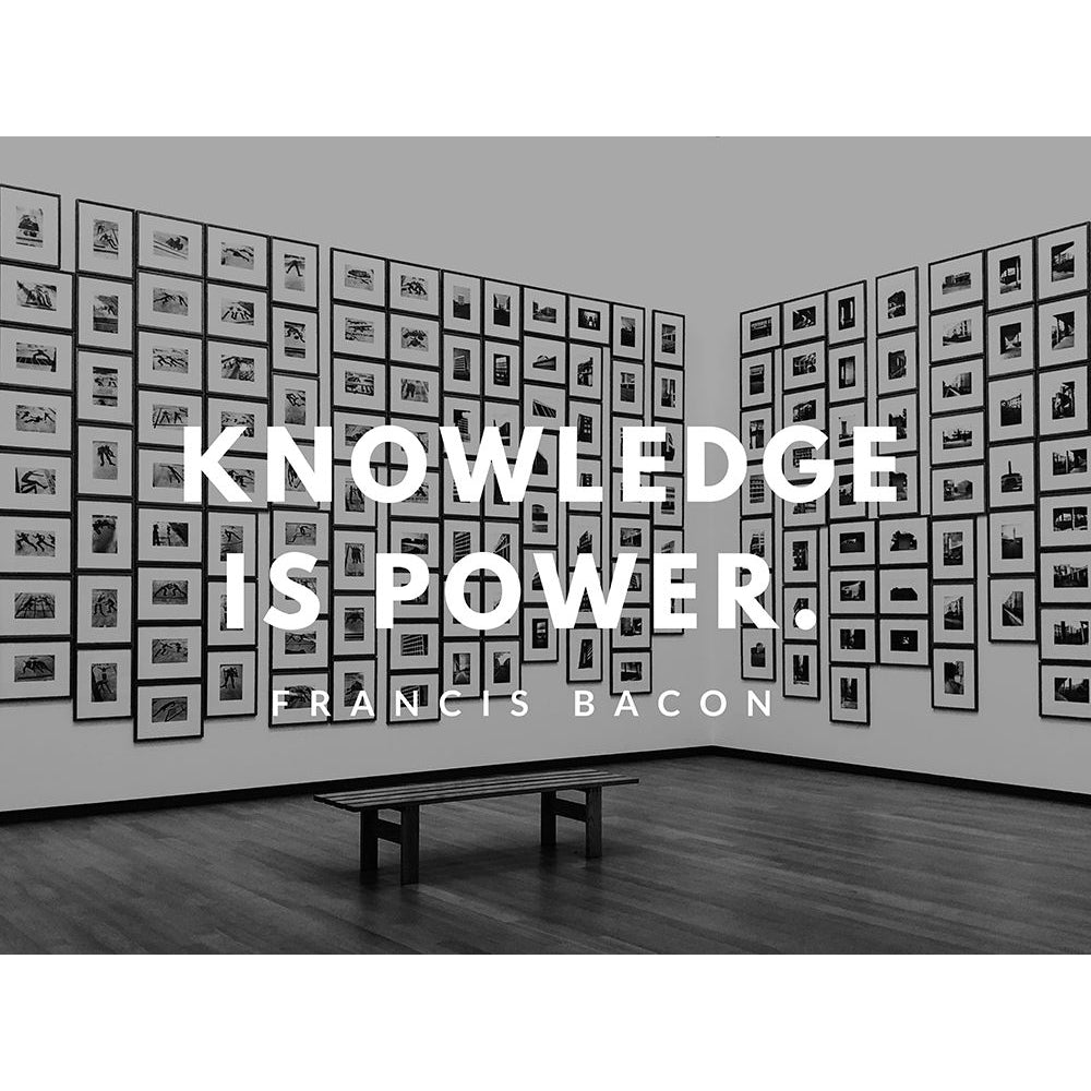 Francis Bacon Quote: Knowledge is Power by ArtsyQuotes-VARPDXARTSYQUOTES001210 Image 1