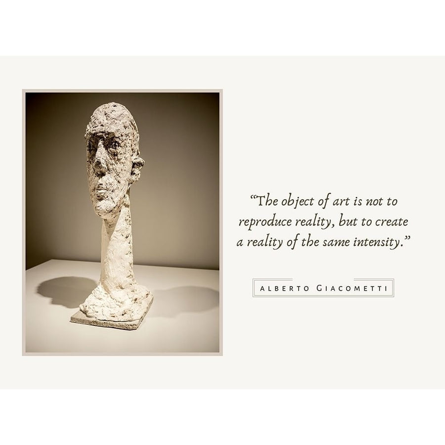 Alberto Giacometti Quote: Reality by ArtsyQuotes-VARPDXARTSYQUOTES001364 Image 1