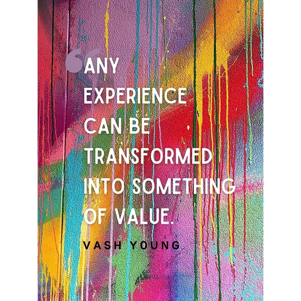 Vash Young Quote: Any Experience by ArtsyQuotes-VARPDXARTSYQUOTES001738 Image 1