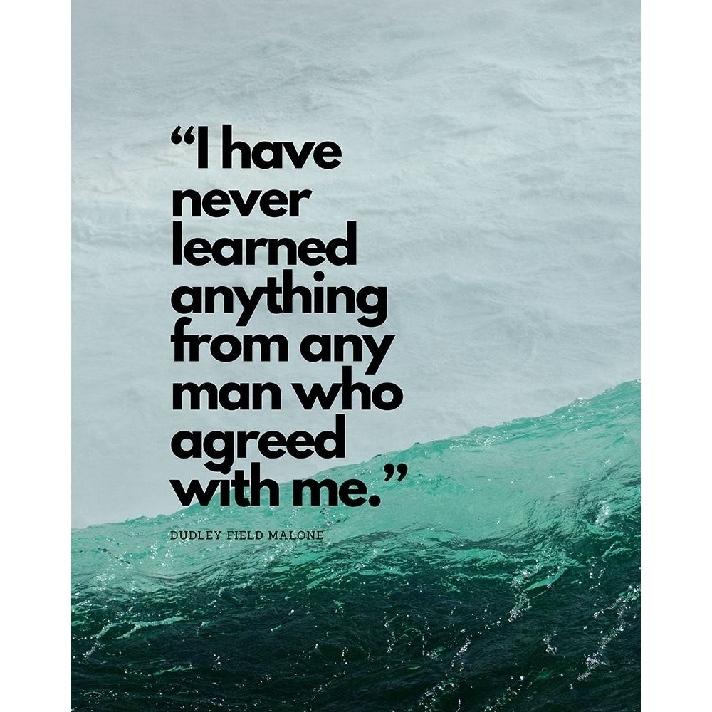 Dudley Field Malone Quote: I Have Never Learned by ArtsyQuotes-VARPDXARTSYQUOTES003034 Image 1