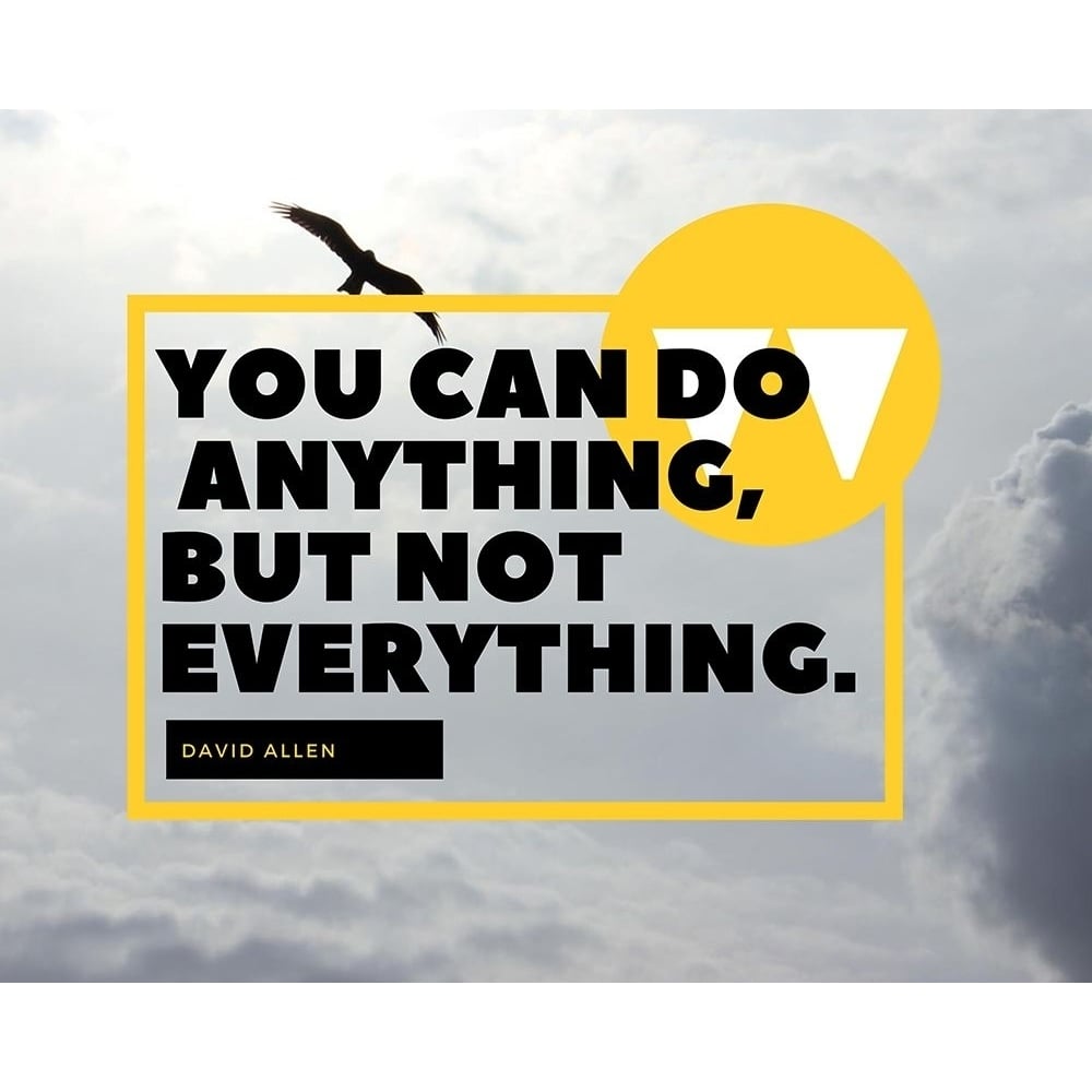 David Allen Quote: You Can do Anything by ArtsyQuotes-VARPDXARTSYQUOTES003139 Image 1