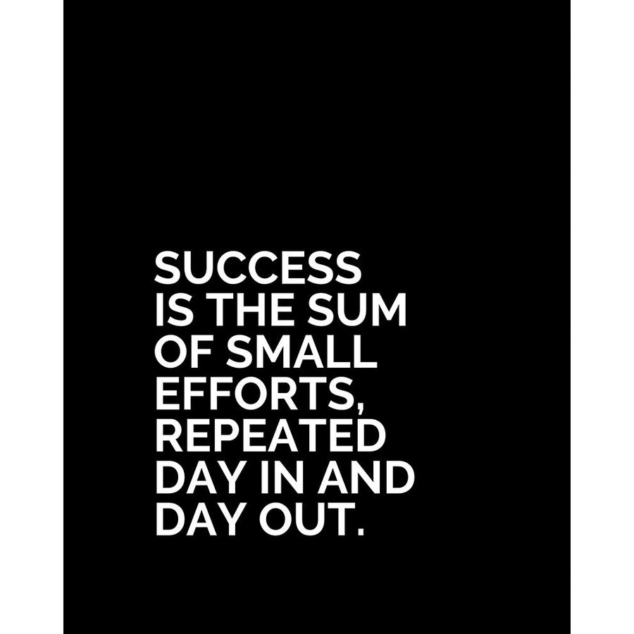 ArtsyQuotes Quote: Success is the Sum by ArtsyQuotes-VARPDXARTSYQUOTES003237 Image 1