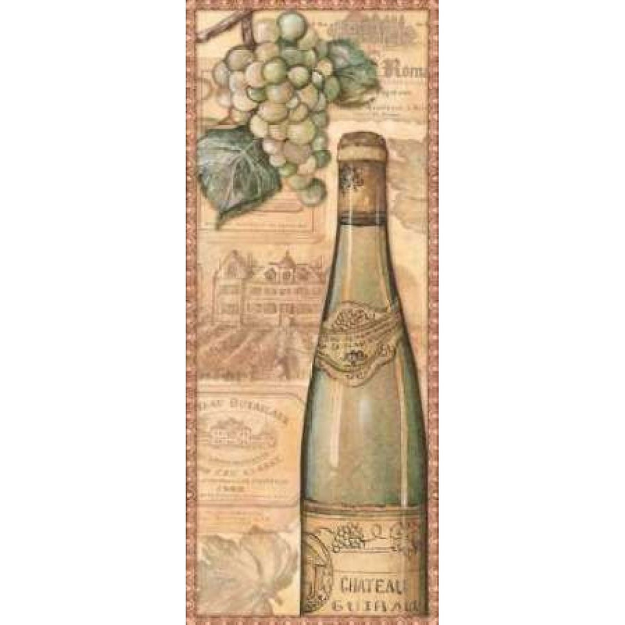 Vineyards - White Poster Print by Charlene Audrey-VARPDXAUD019 Image 1