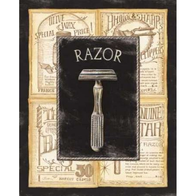 Grooming Razor Poster Print by Charlene Audrey-VARPDXAUD085 Image 2