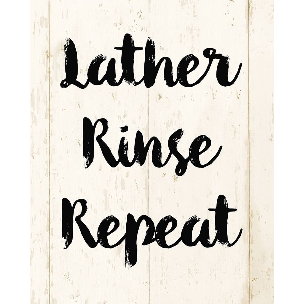 Lather Rinse Repeat Poster Print by Alicia Vidal-VARPDXAVRC001A Image 1