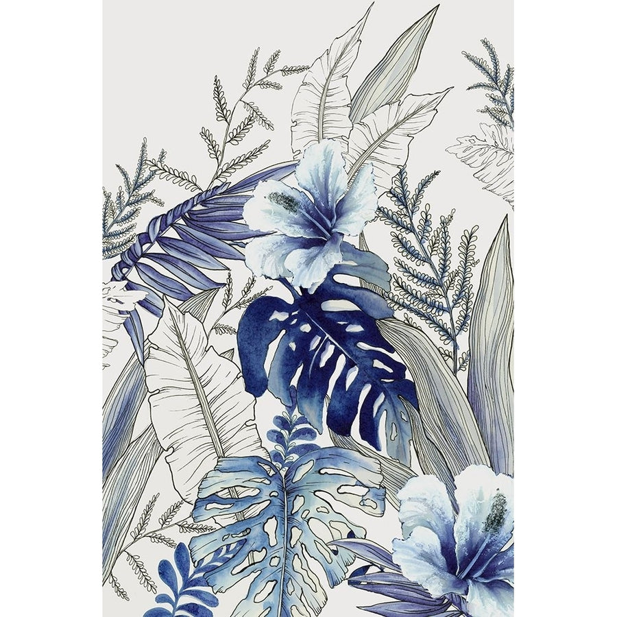 Blue Tropical Forest I Poster Print - Alex Black-VARPDXAX013A Image 1