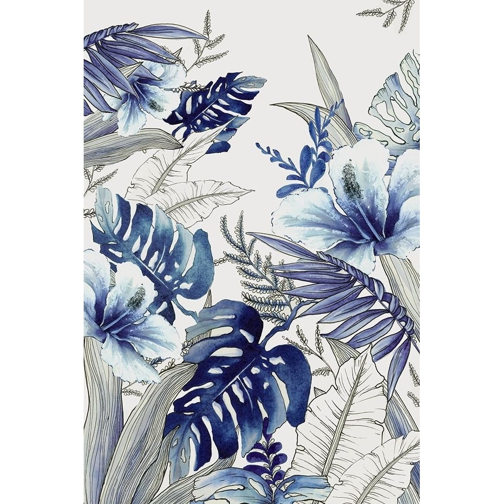 Blue Tropical Forest II Poster Print - Alex Black-VARPDXAX014A Image 1