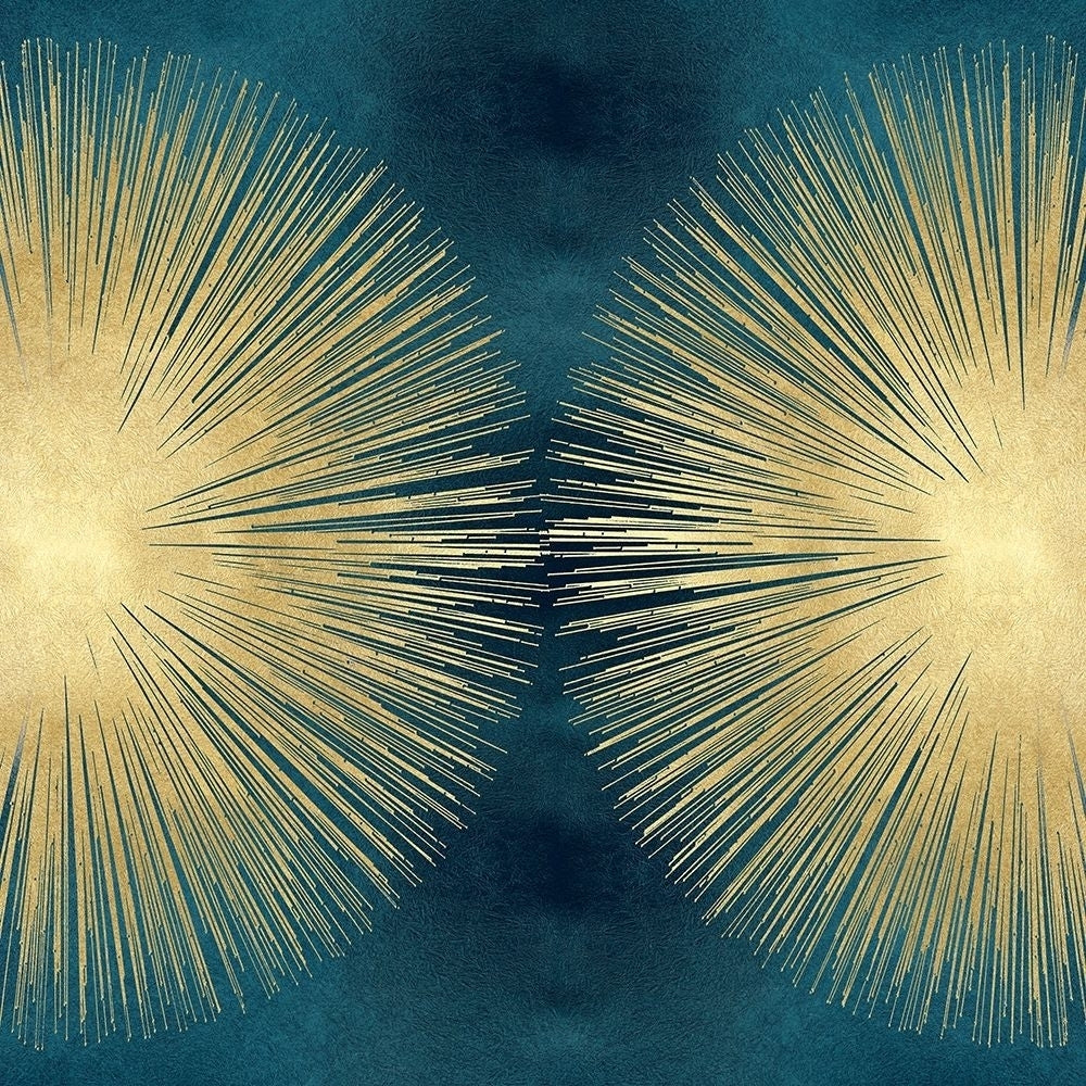 Sunburst Gold on Teal II by Abby Young-VARPDXAY117819 Image 1