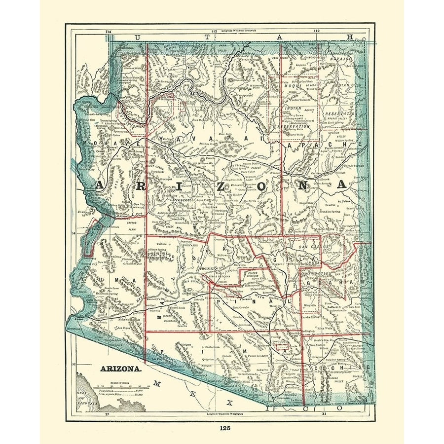 Arizona - Rathbun 1893 Poster Print by Rathbun Rathbun-VARPDXAZZZ0024 Image 1