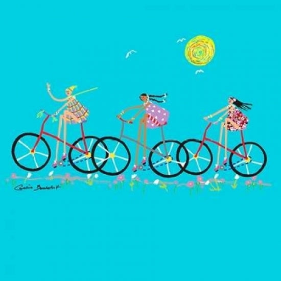 Tour de Girls Poster Print by Caroline Benchetrit-VARPDXB2797D Image 1