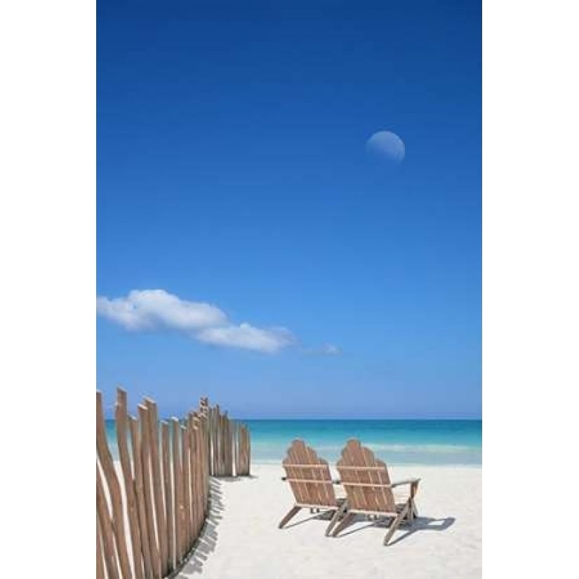 Chairs under the Moon Poster Print by Noah Bay-VARPDXB3103D Image 1