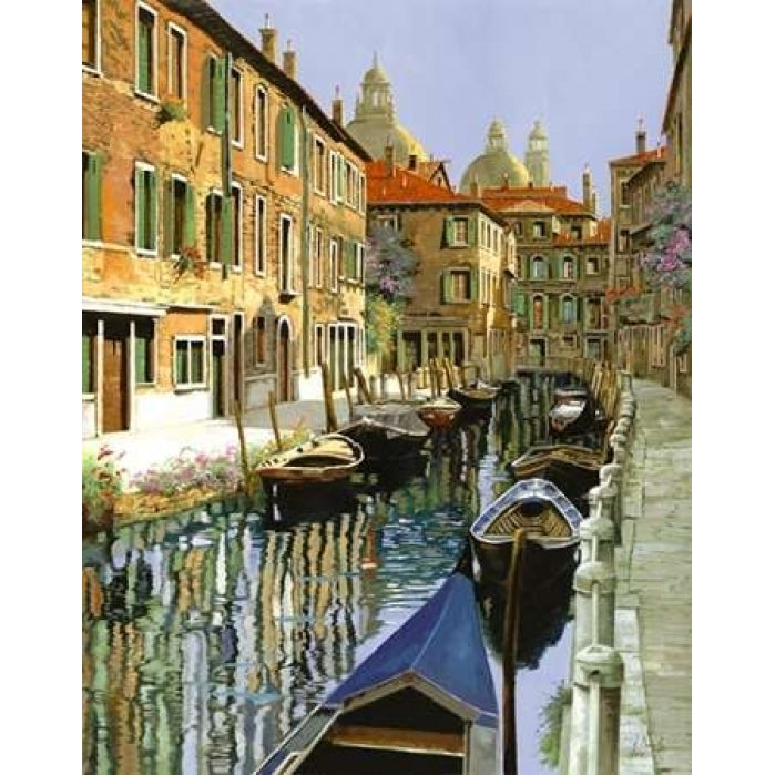 La Barche Sul Canale Poster Print by Guido Borelli-VARPDXB3163D Image 2